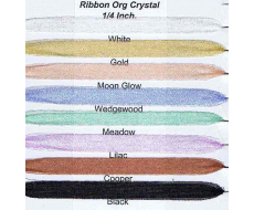 Stretch Sequins Ribbon Organza Crystal